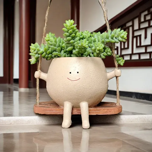 Rocking Hanging Smiley Pot ATDB35141