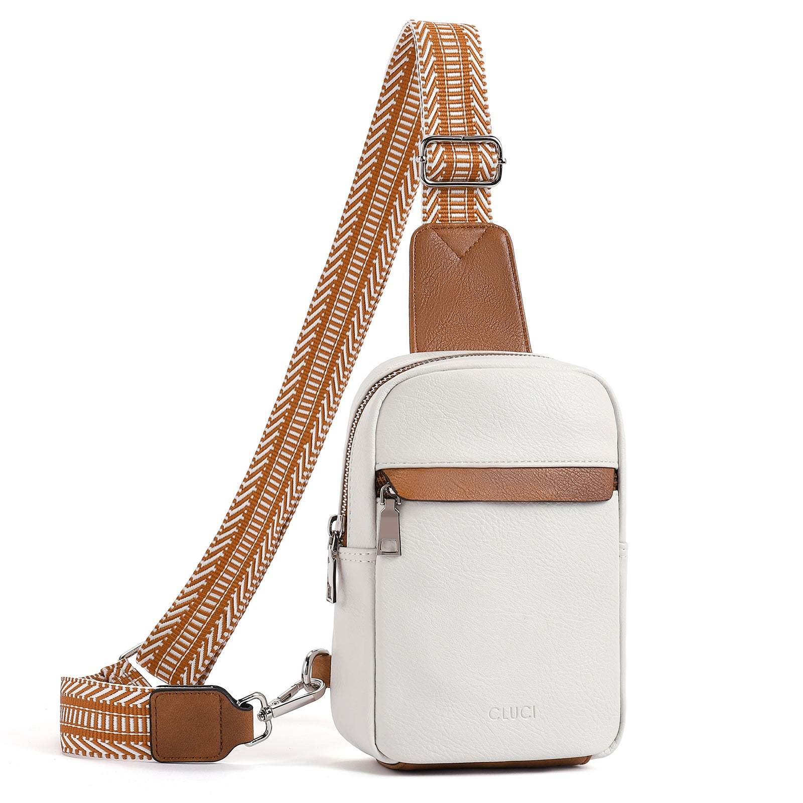 Small Sling Bag Vegan Leather Crossbody Chest Bags Trendy Women's Fann