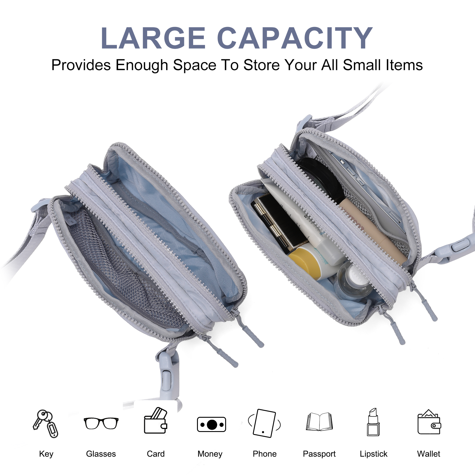 Small Trendy Crossbody Belt Bag Women's Fanny Pack