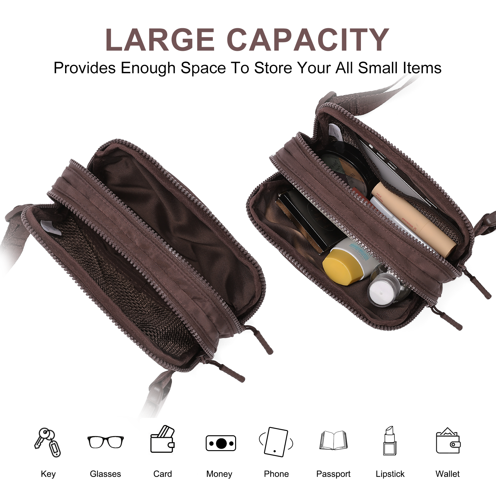 Small Trendy Crossbody Belt Bag Women's Fanny Pack