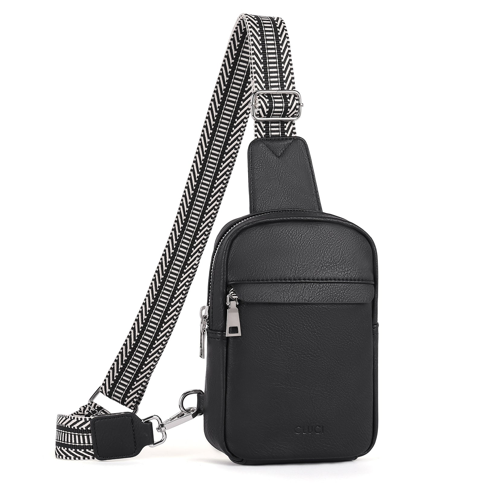 Small Sling Bag Vegan Leather Crossbody Chest Bags Trendy Women's Fanny Pack