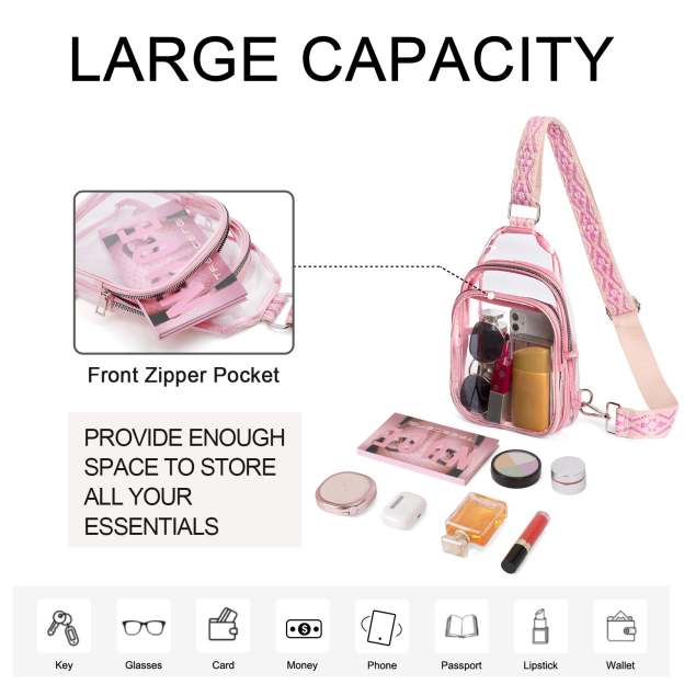 Stadium TPU Transparent Clear Sling Bag