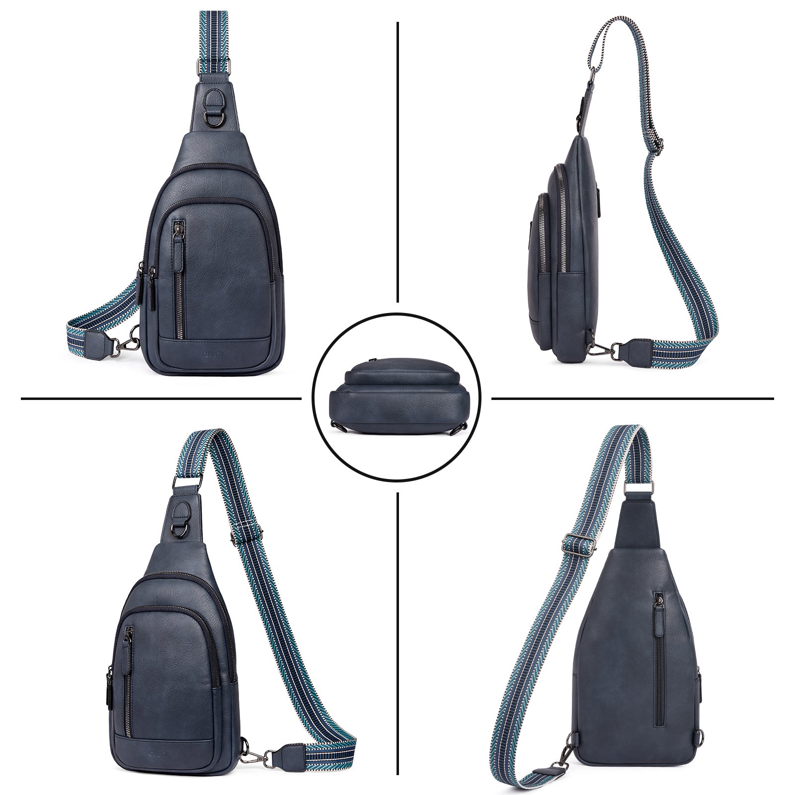 Sling Bag for Women Crossbody Leather