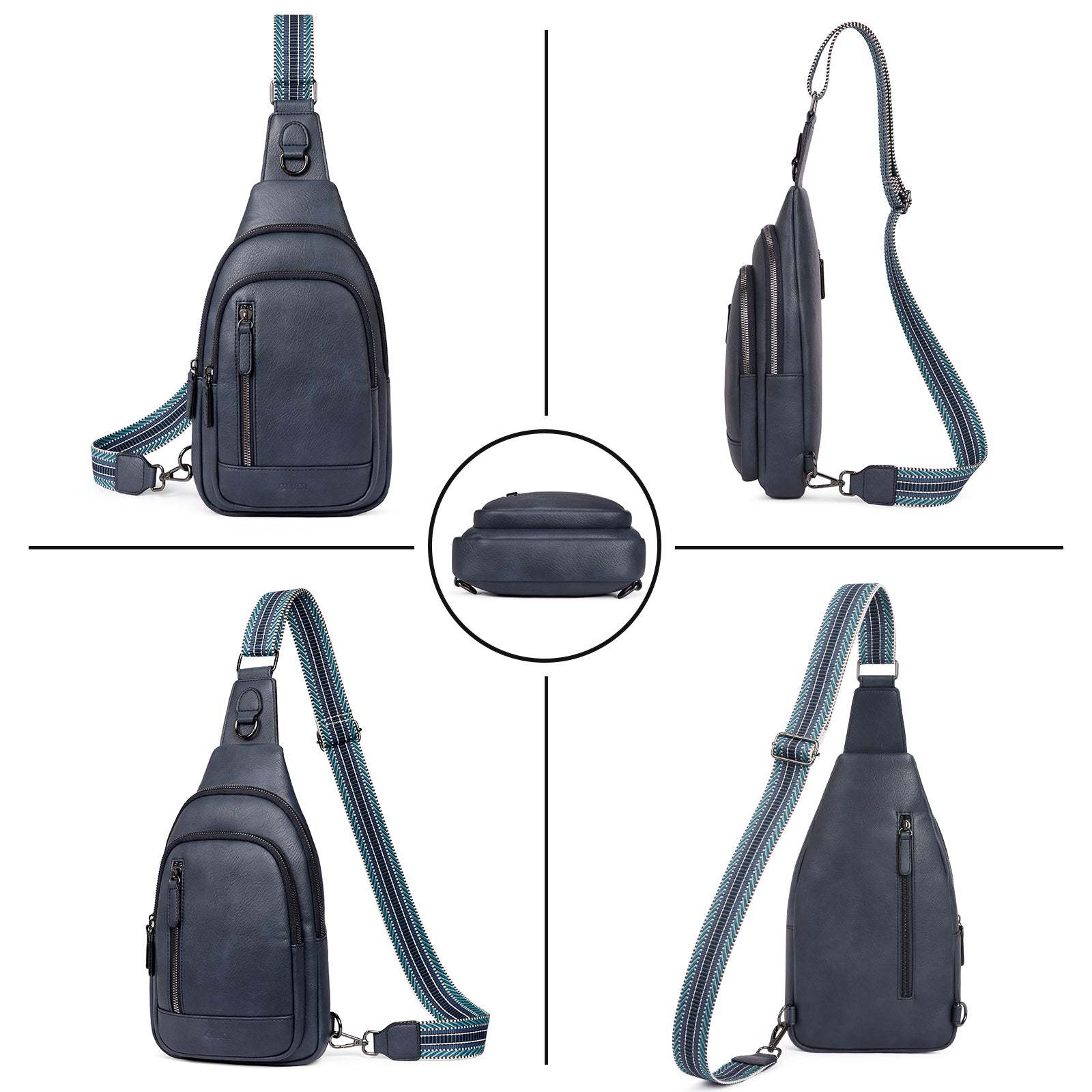 Sling Bag for Women Crossbody Leather