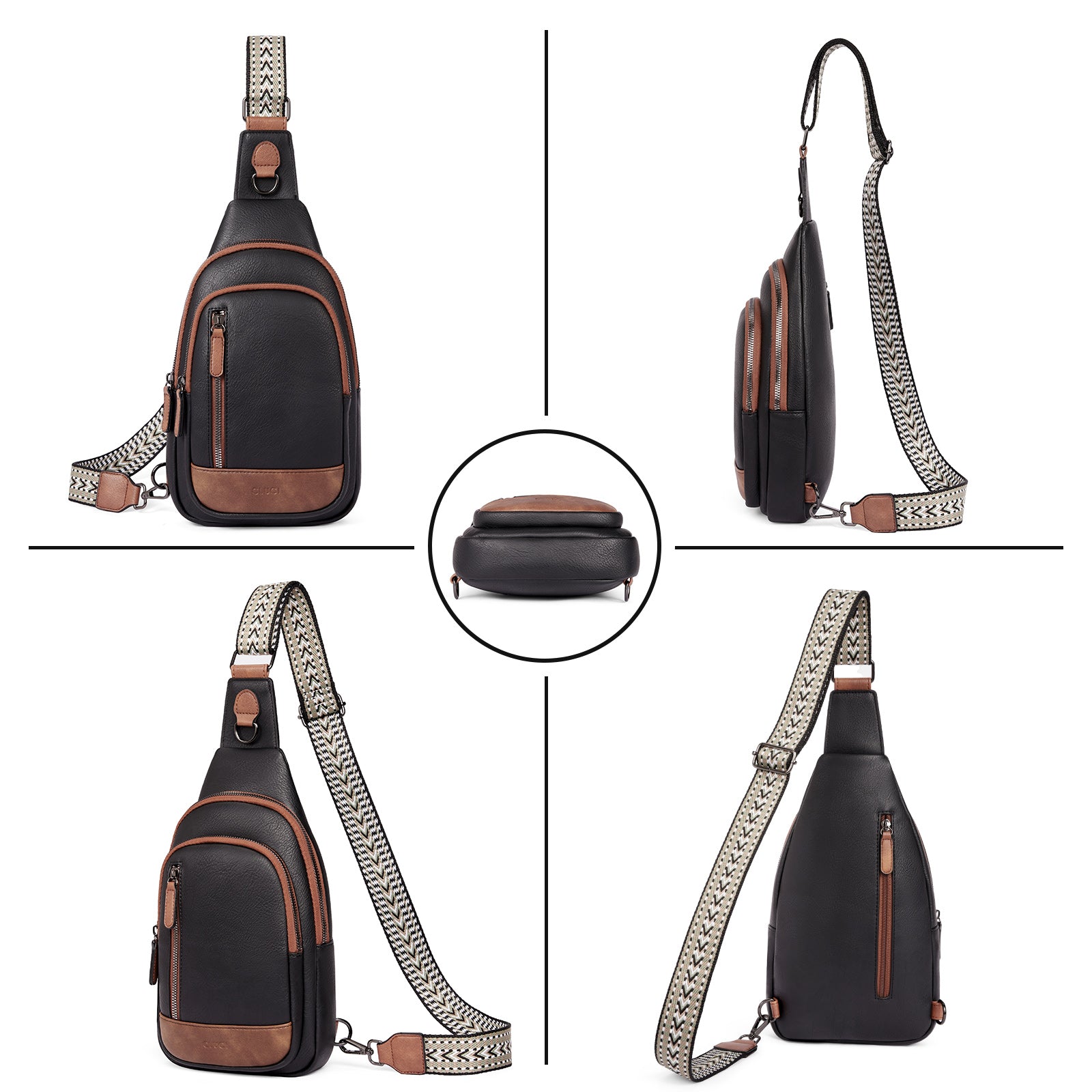 Sling Bag for Women Crossbody Leather