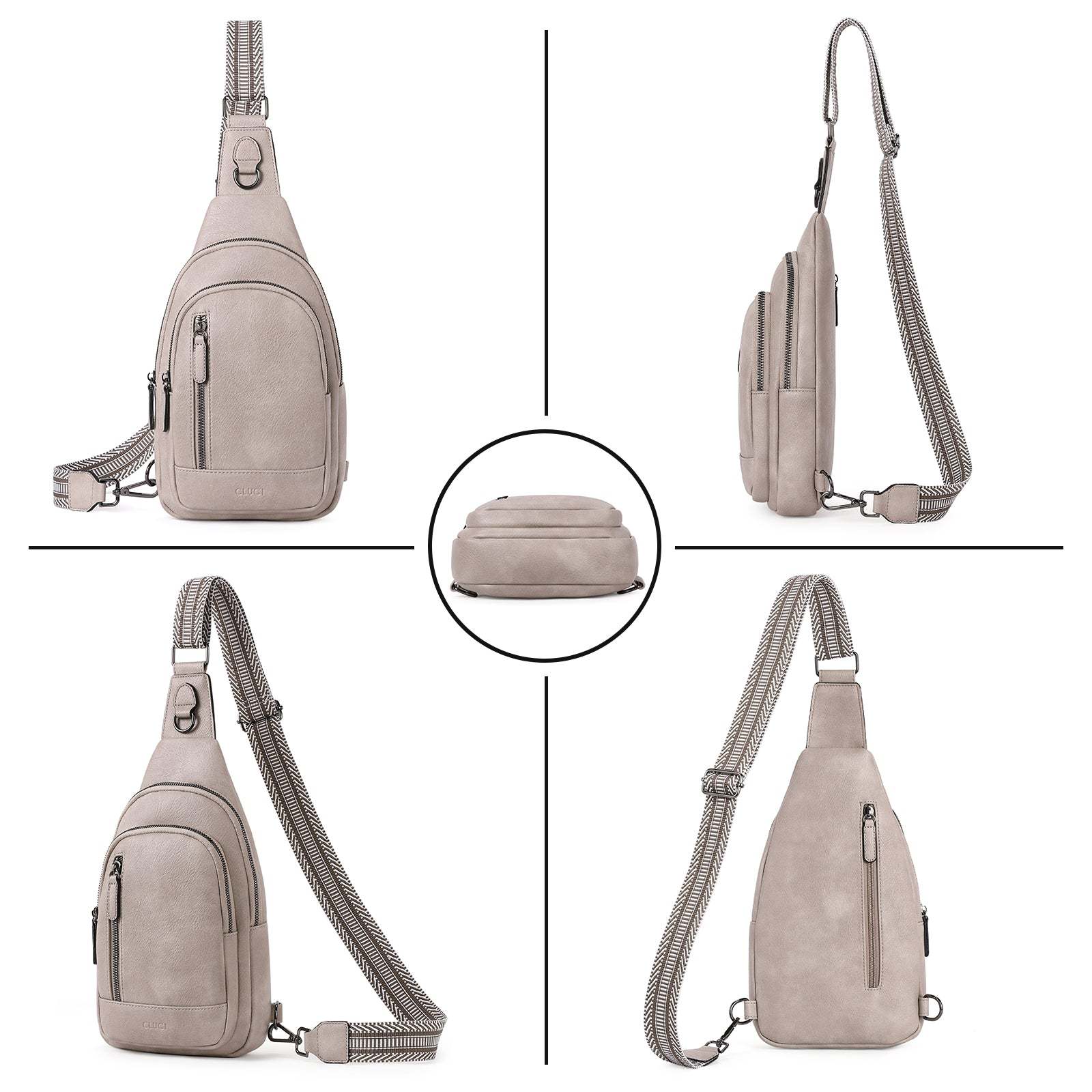 Sling Bag for Women Crossbody Leather