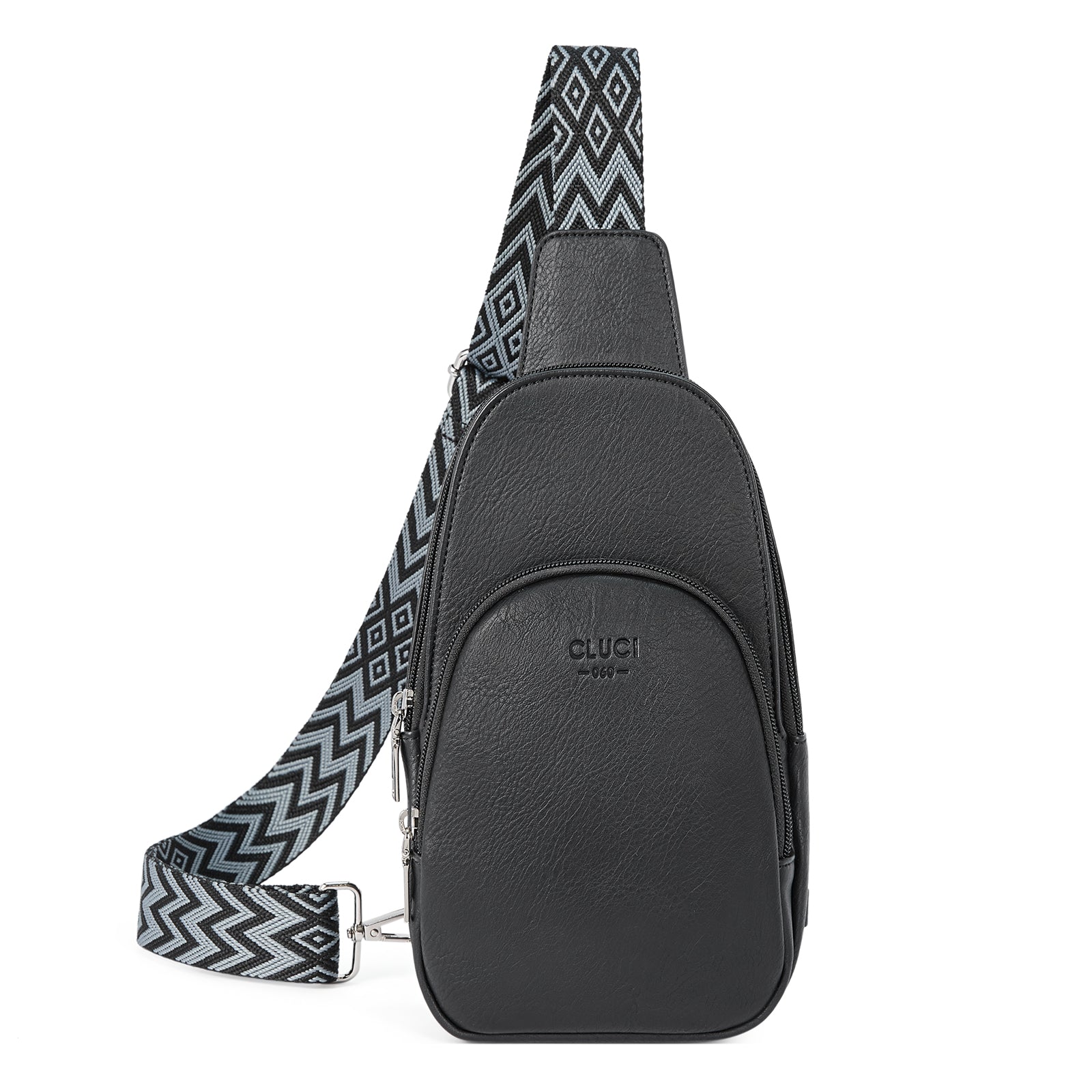 Small PU Leather Sling Bag Crossbody Bag for Women Traveling Hiking Cycling