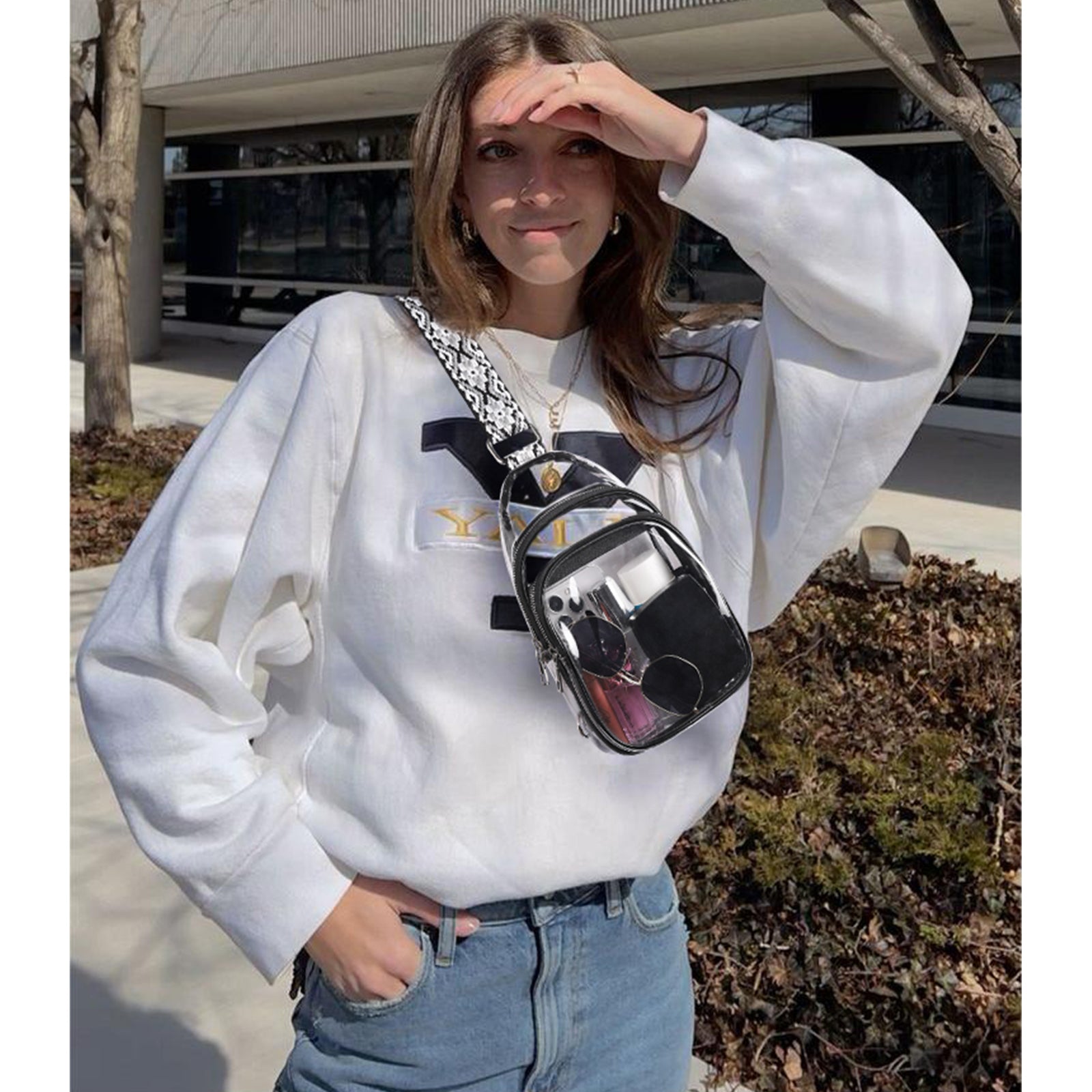 Stadium TPU Transparent Clear Sling Bag