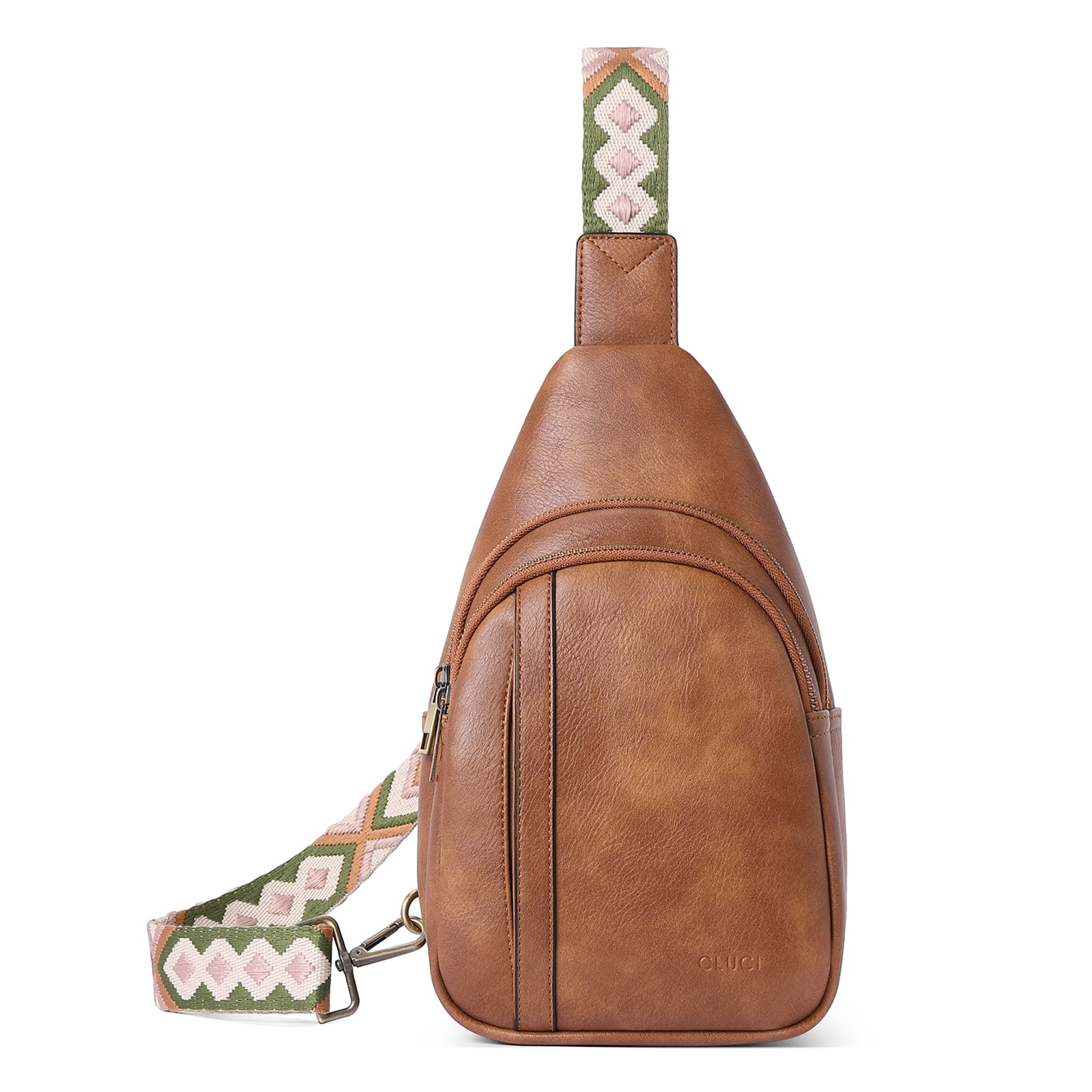 Sling Bag Crossbody Bags for Woman Leather Cross Body Bag Sling Backpack Crossbody Chest Bag Daypack Travel