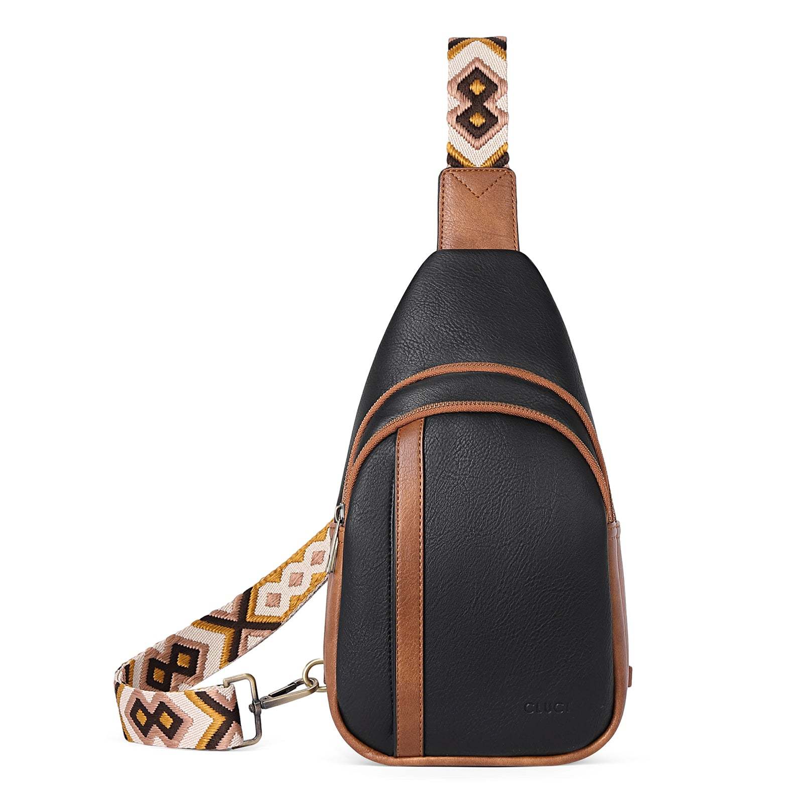 Sling Bag Crossbody Bags for Woman Leather Cross Body Bag Sling Backpack Crossbody Chest Bag Daypack Travel