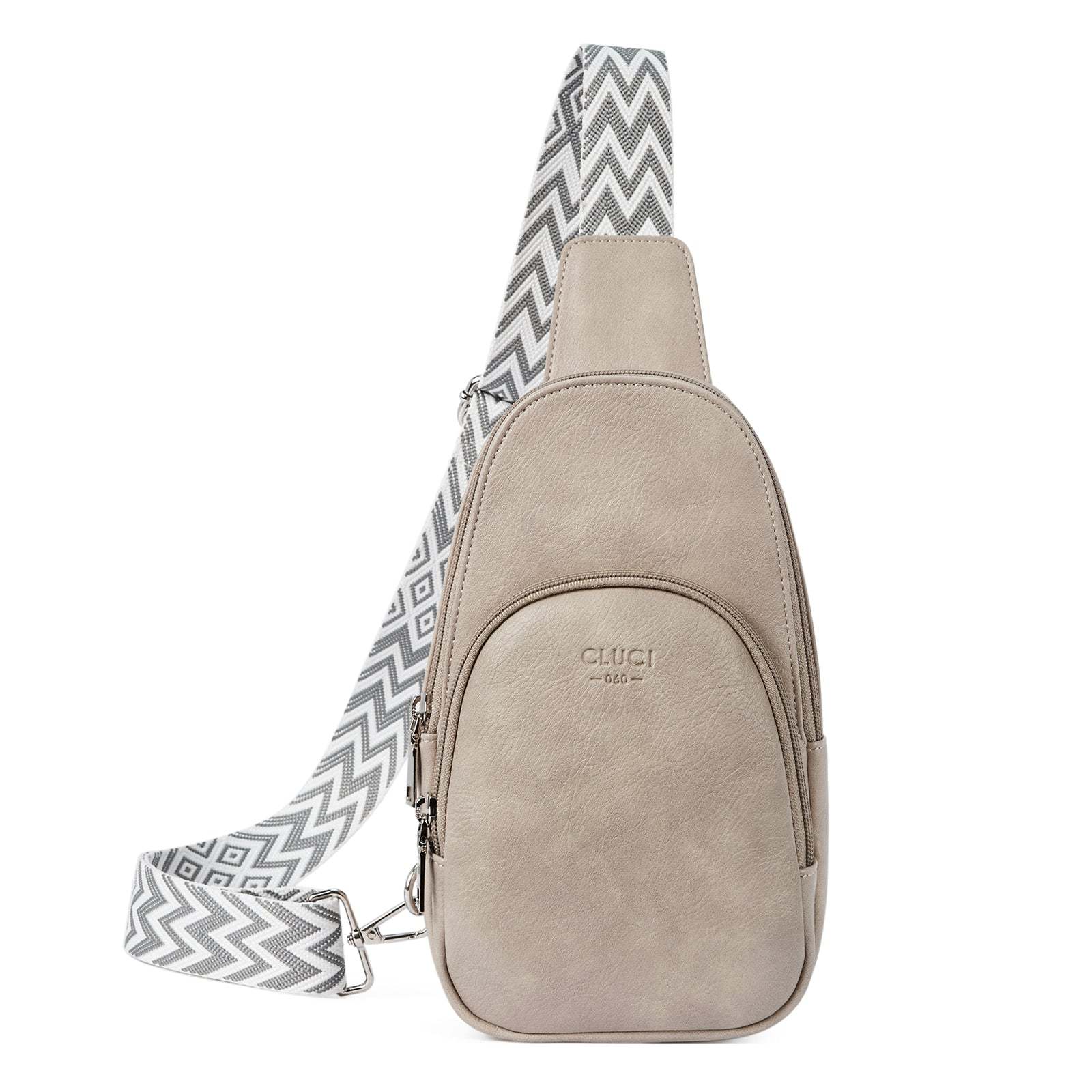 Small PU Leather Sling Bag Crossbody Bag for Women Traveling Hiking Cycling