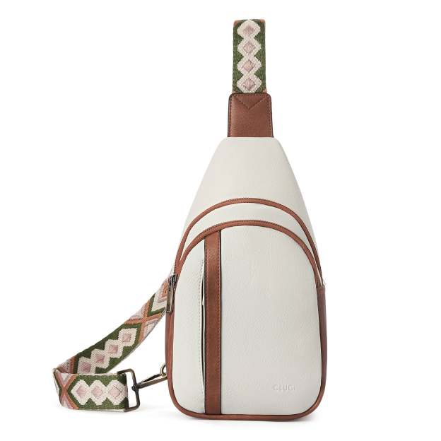 Sling Bag Crossbody Bags for Woman Leather Cross Body Bag Sling Backpack Crossbody Chest Bag Daypack Travel