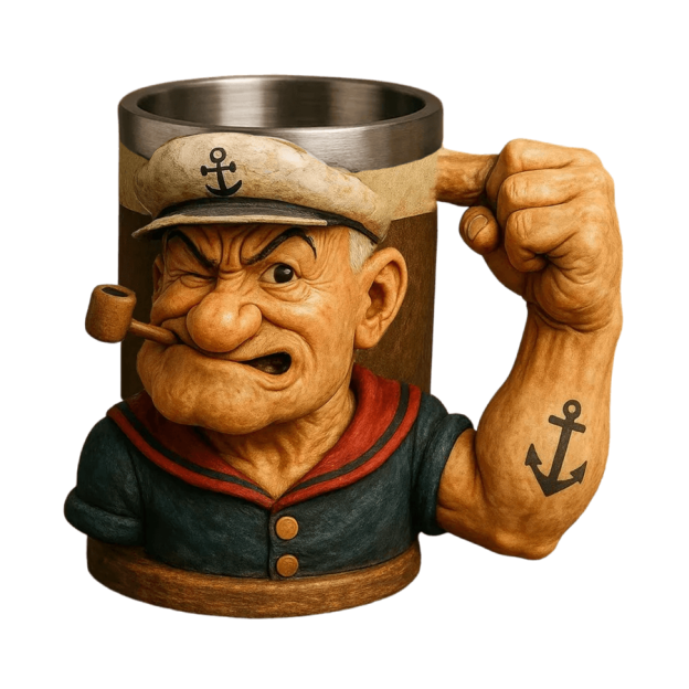 Popeye Power Mug — For the One Who’s Always Been Your Hero