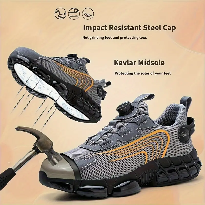 🔥LAST DAY 70% OFF🔥Puncture-Proof Steel Toe Shoes Men Safety Shoes