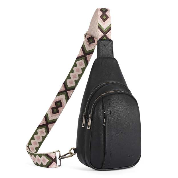 Sling Bag Crossbody Bags for Woman Leather Cross Body Bag Sling Backpack Crossbody Chest Bag Daypack Travel