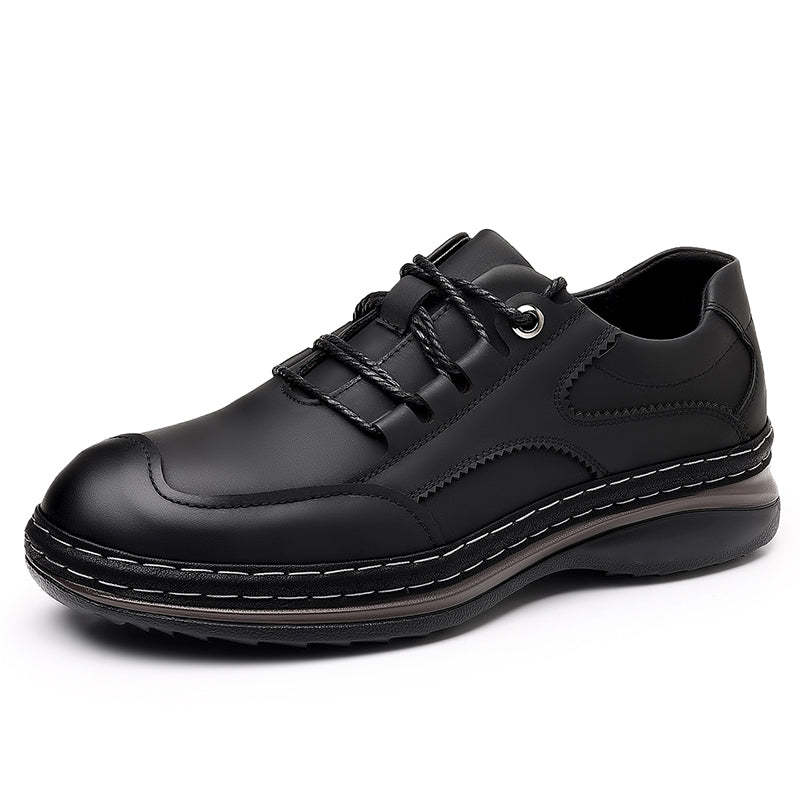 (⏰ Limited Time Sale 70% OFF 🔥) Men’s Premium Leather Lace-Up Shoes – Business to Travel Comfort | Shock-Absorbing, Wide Fit, All-Day Support