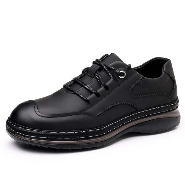 (⏰ Limited Time Sale 70% OFF 🔥) Men’s Premium Leather Lace-Up Shoes – Business to Travel Comfort | Shock-Absorbing, Wide Fit, All-Day Support