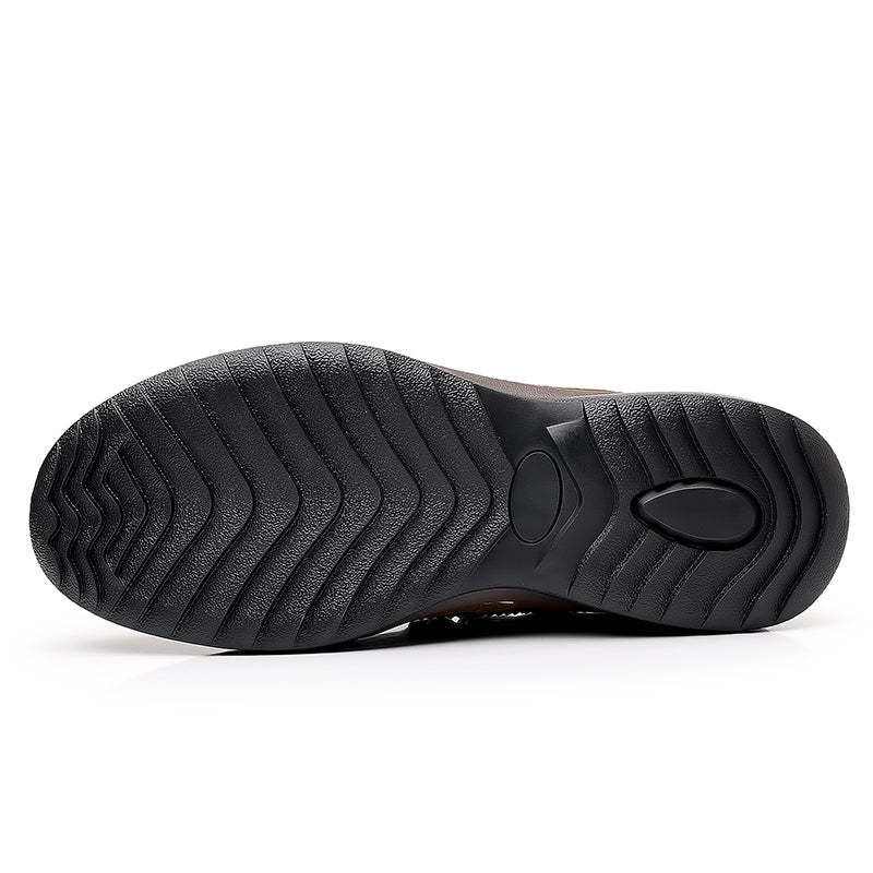 (⏰ Limited Time Sale 70% OFF 🔥) Men’s Premium Leather Lace-Up Shoes – Business to Travel Comfort | Shock-Absorbing, Wide Fit, All-Day Support