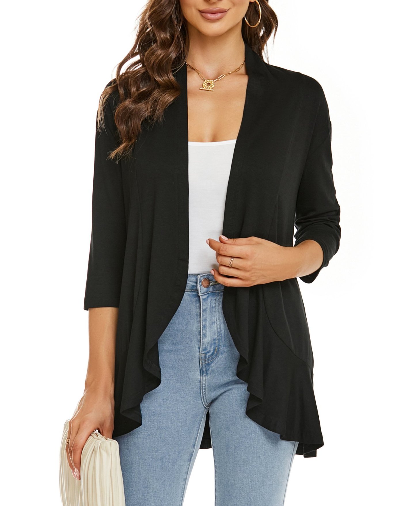 Casual Lightweight Open Front Cardigans