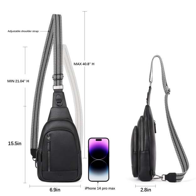 Sling Bag for Women Crossbody Leather