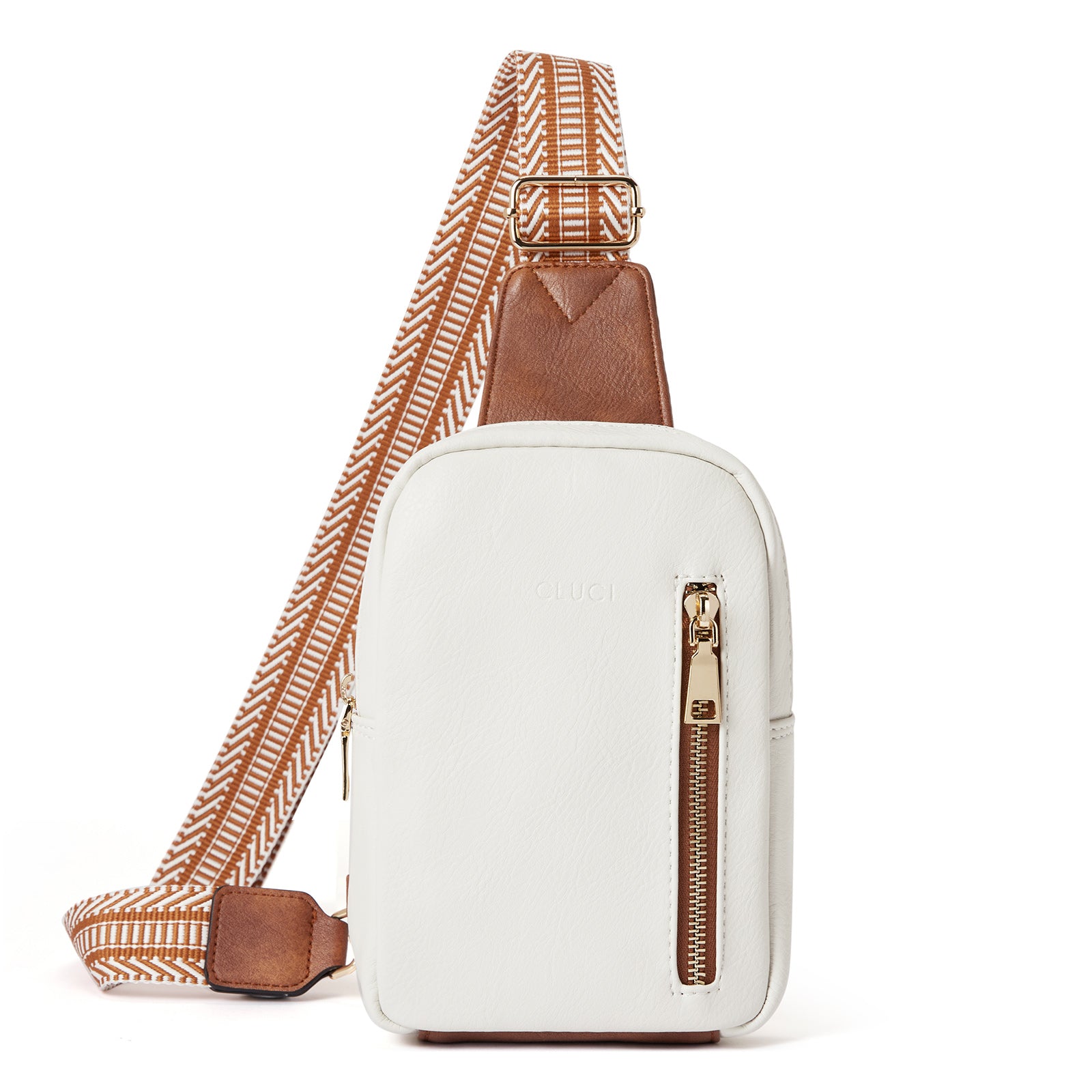 Small Vegan Leather Sling Bag for Women  Crossbody Chest Bags Trendy