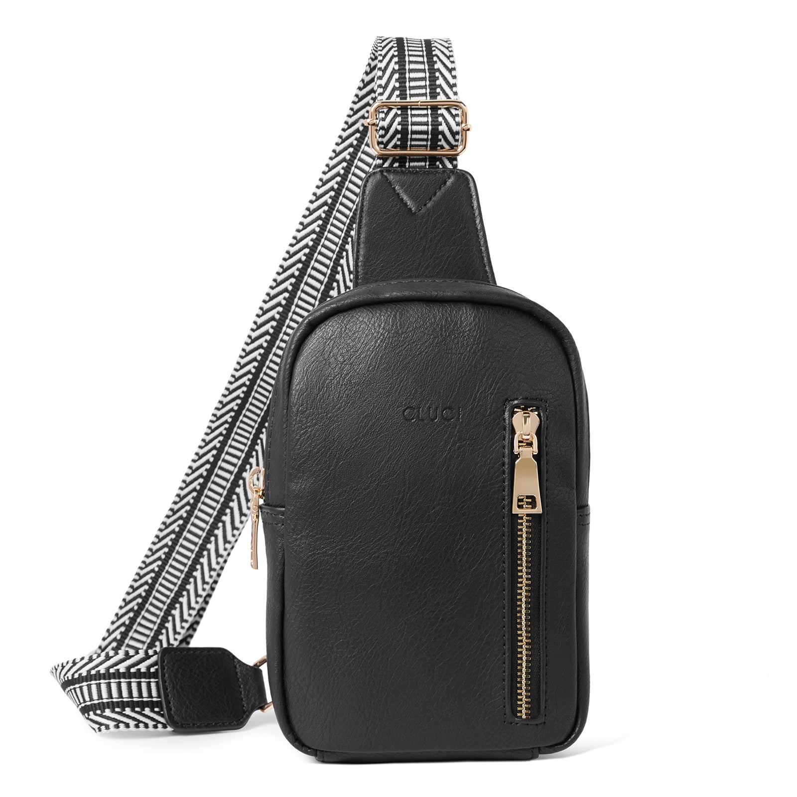 Small Vegan Leather Sling Bag for Women  Crossbody Chest Bags Trendy