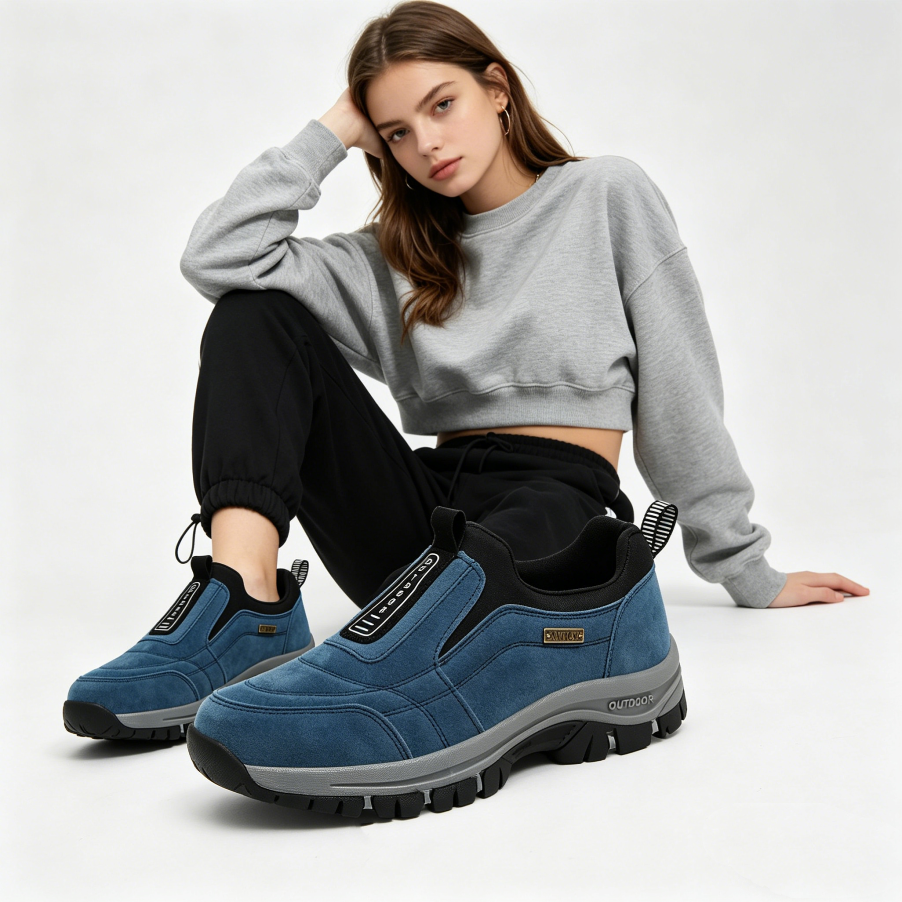 ⏰LAST DAY 70% OFF🔥 Stylish Slip-on Waterproof Walking Shoes 