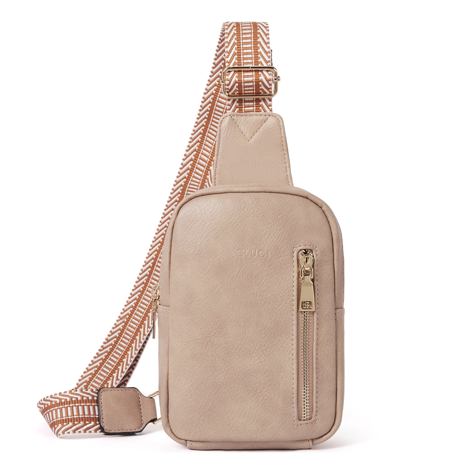 Small Vegan Leather Sling Bag for Women  Crossbody Chest Bags Trendy