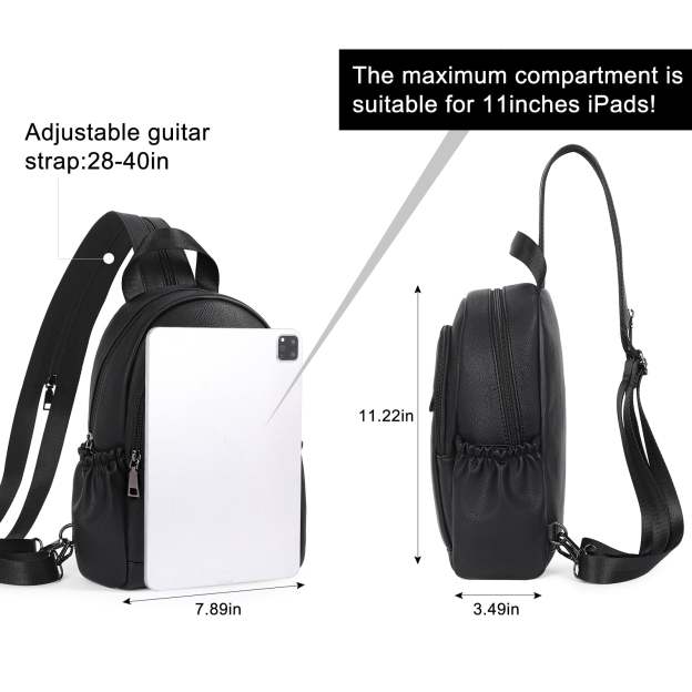 Large Size Sling Backpack Convertible Crossbody Backpack for Women Travel Hiking Cycling