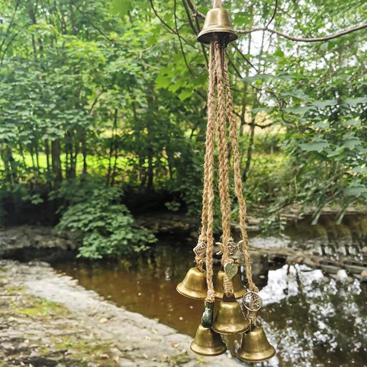 Witches Bells, Door Protection Charm, Wicca Decor(Clearing Negative Energy).