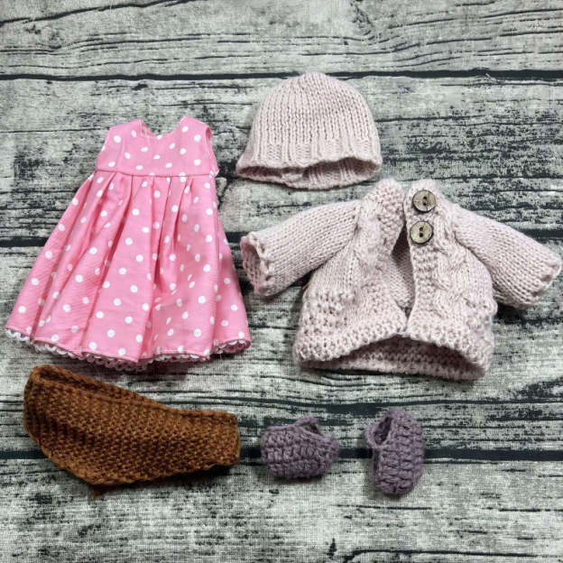 Handmade Waldorf Doll Dress Up👧