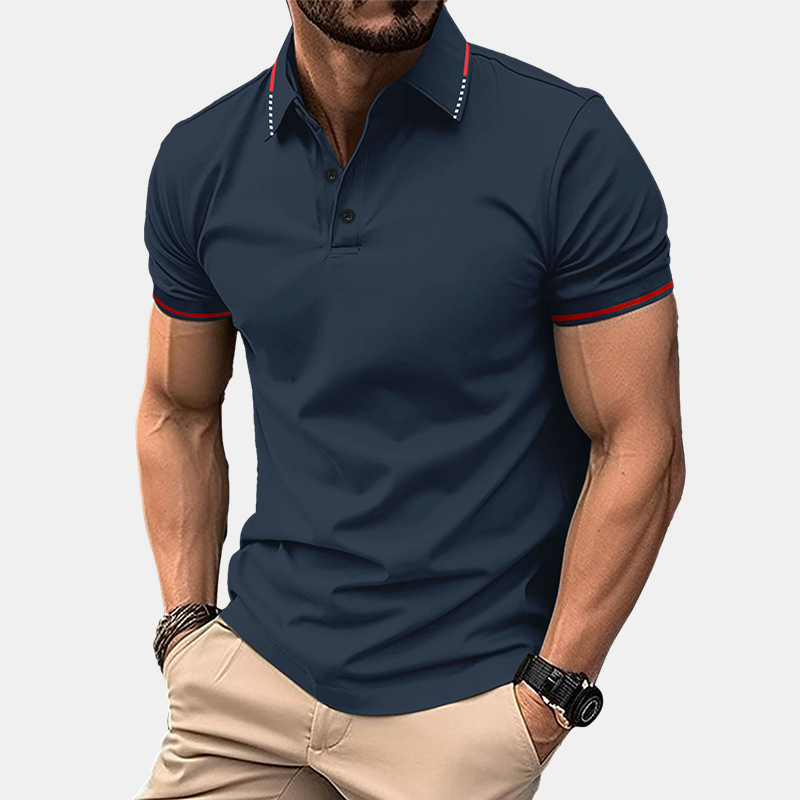 Men's Casual Short Sleeve Polo Shirt