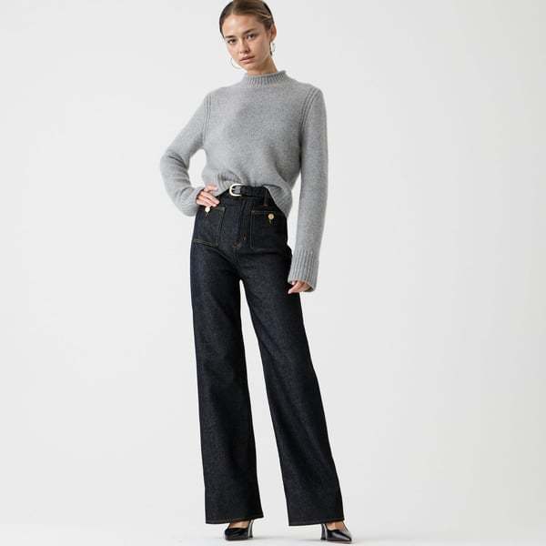 🧣🔥Spring Fashion Update👖Tummy Control Sailor Wide Leg Trouser