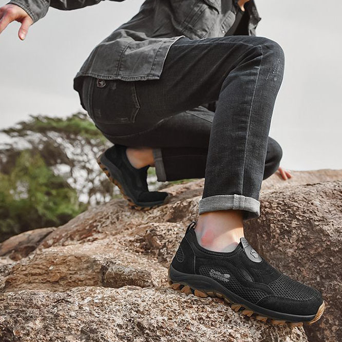 Breathable Orthopedic Travel Plimsolls Lightweight Walking Shoes