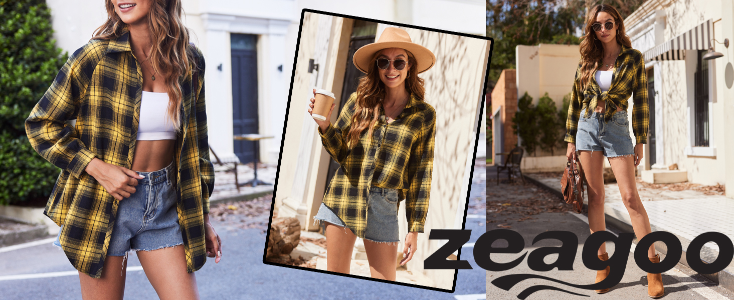 Flannel shirt for women