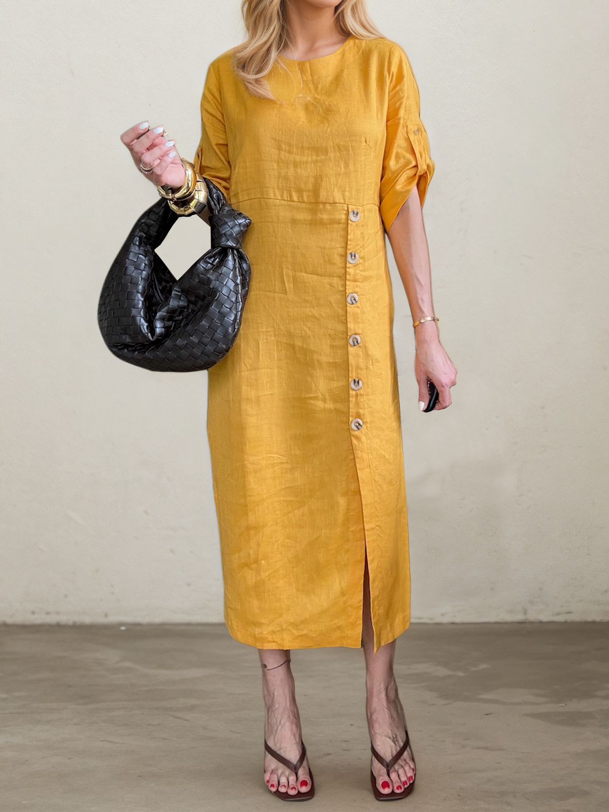 The Pure Cotton Elegance Dress