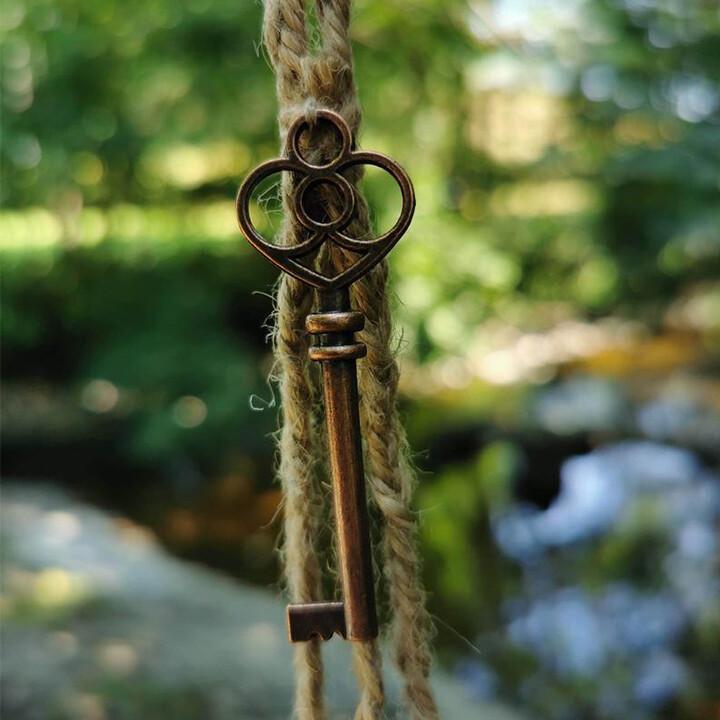 Witches Bells, Door Protection Charm, Wicca Decor(Clearing Negative Energy).