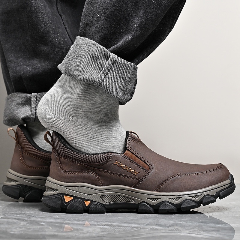 ⏰Promotion 60% OFF - 2025 New Men's Orthopedic Hands-Free Genuine Leather Slip On Loafers