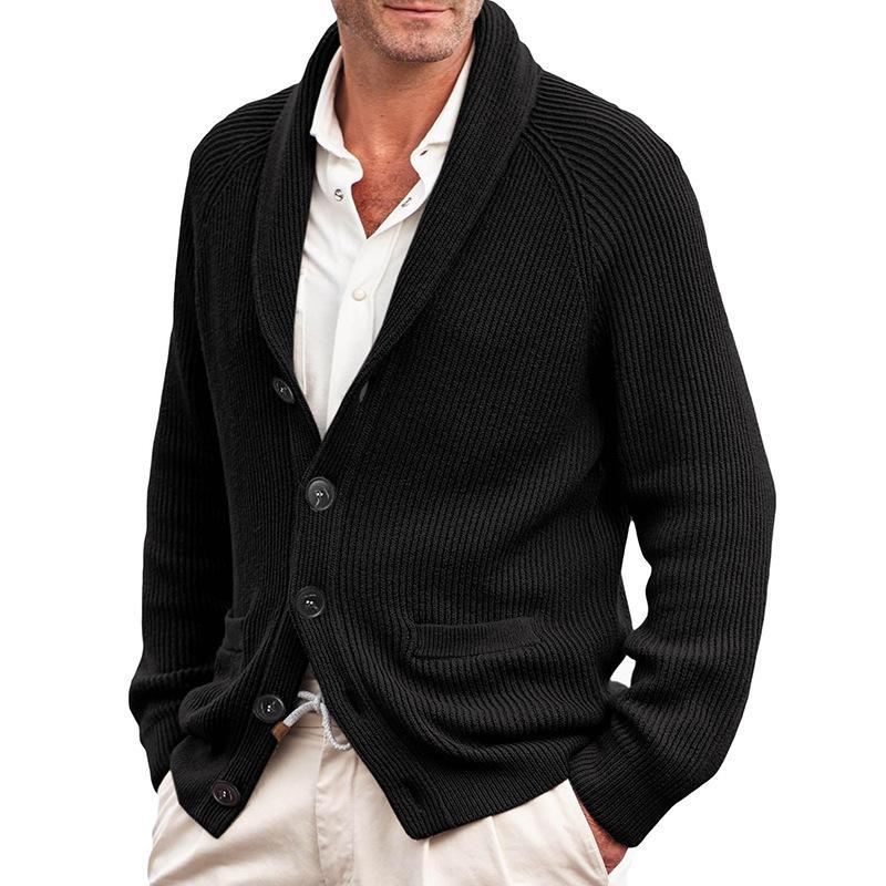 Men’s Shawl Collar Cardigan – Smart Casual Layering