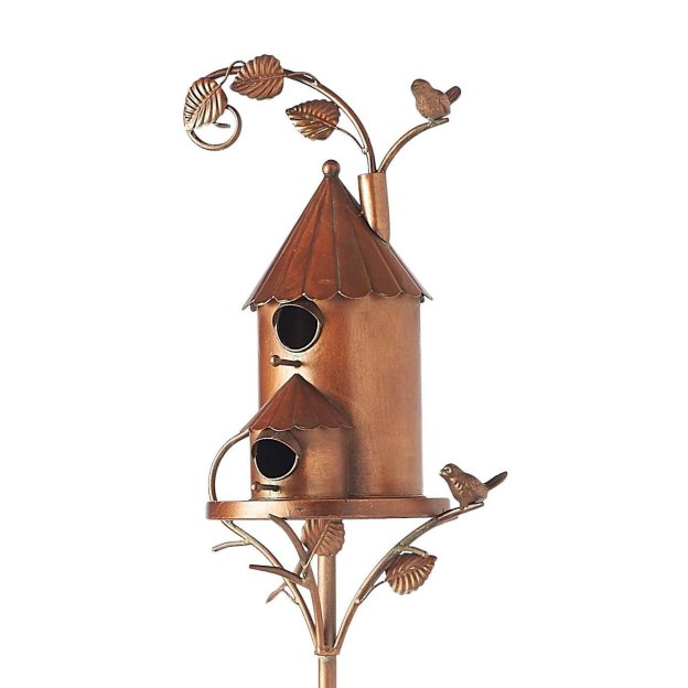 Garden Outdoor Metal Birdhouse Decorative Household