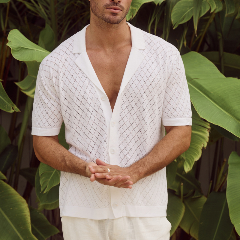 Luxury Crochet Shirt