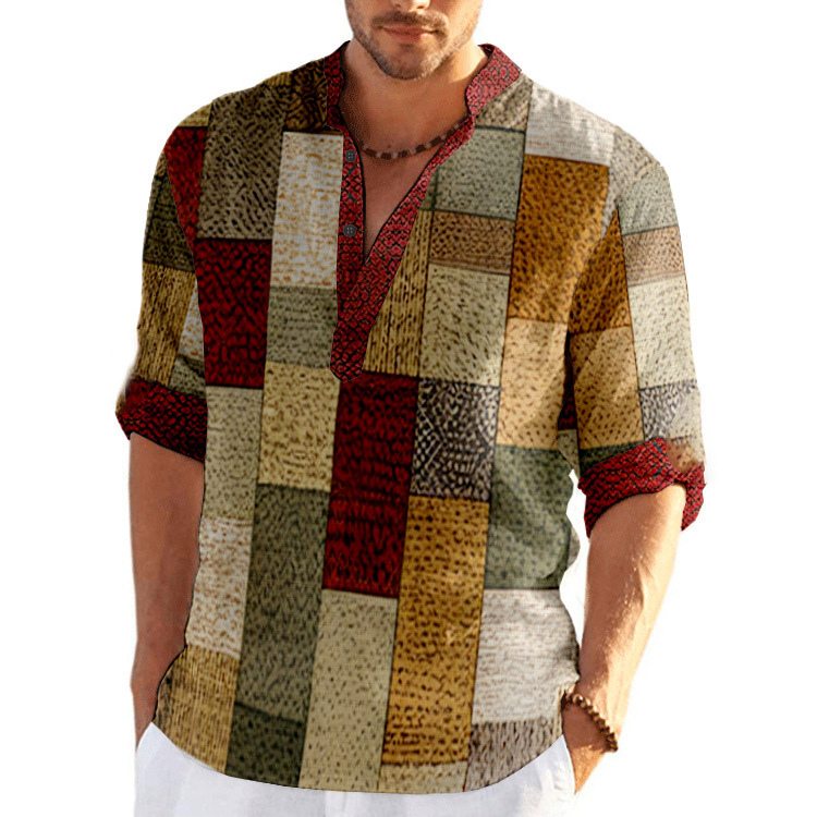 lininco | New Men's 3D Print Polo – Latest Style