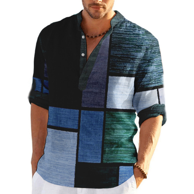 lininco | New Men's 3D Print Polo – Latest Style