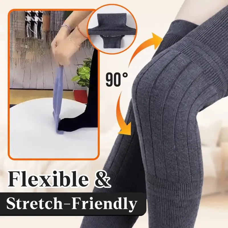 Non-Slip Cashmere Wool Brace Leg Warmer