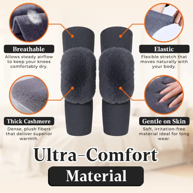 Non-Slip Cashmere Wool Brace Leg Warmer