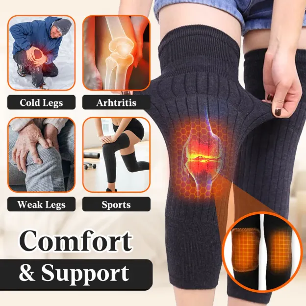 Non-Slip Cashmere Wool Brace Leg Warmer