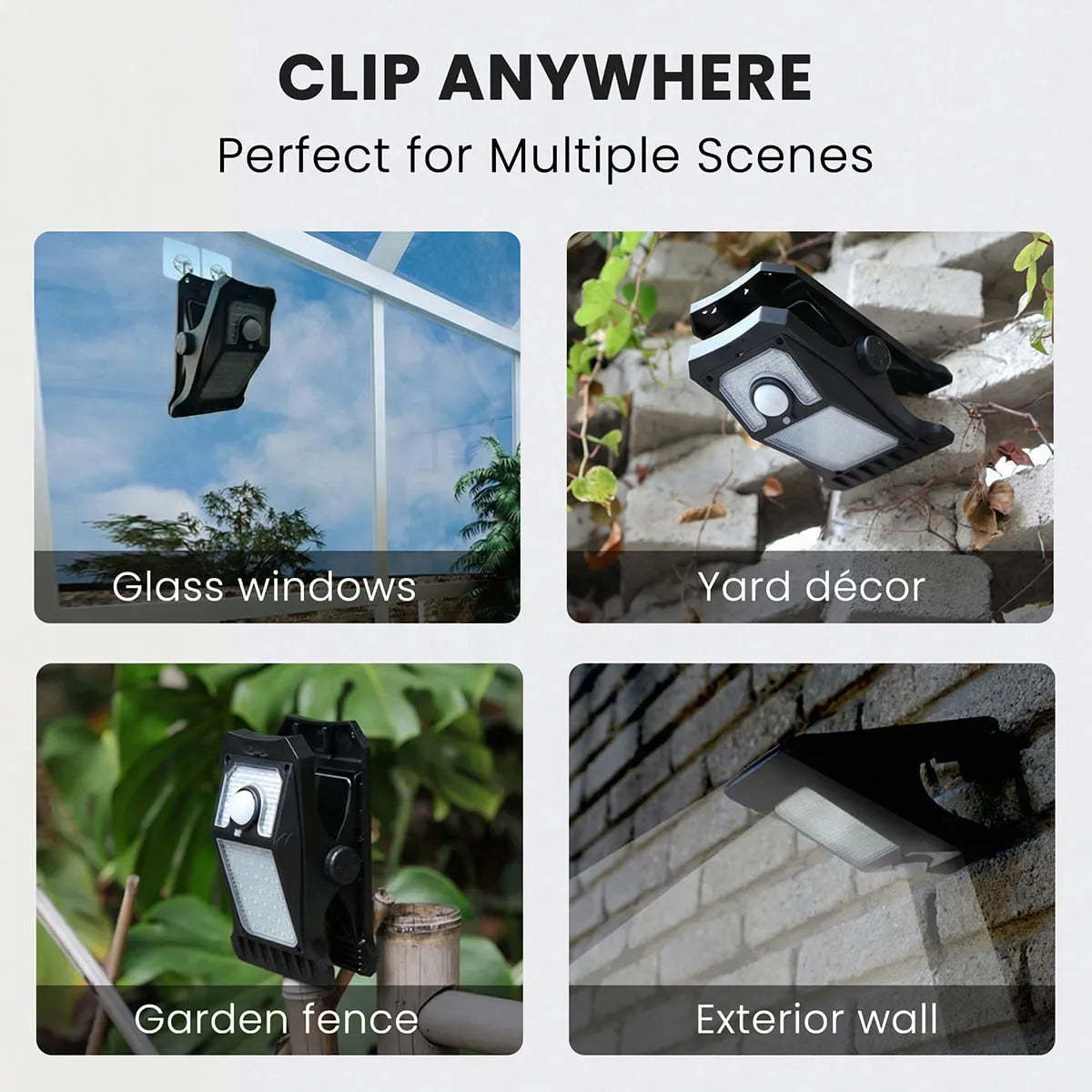 lininco™ Solar Clip-On Light