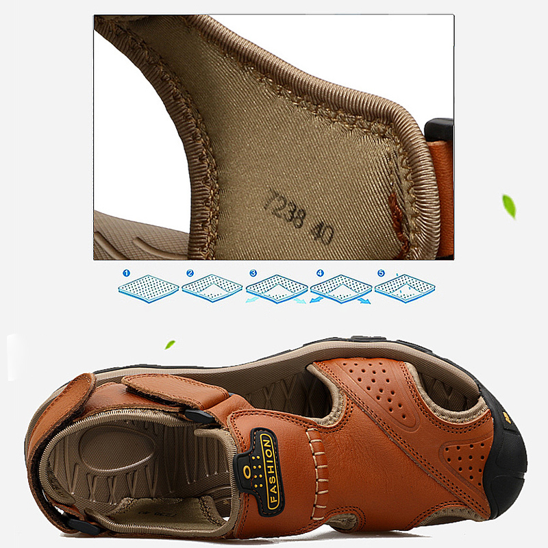 MEN'S BREATHABLE COMFY CASUAL BEACH SANDALS