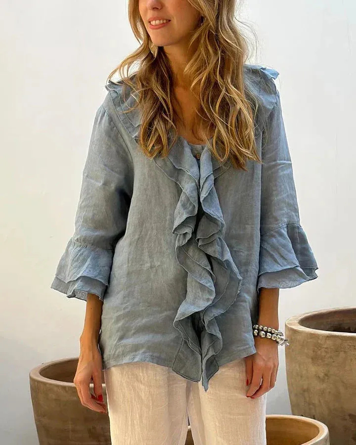 Stylish Ruffled Blouse