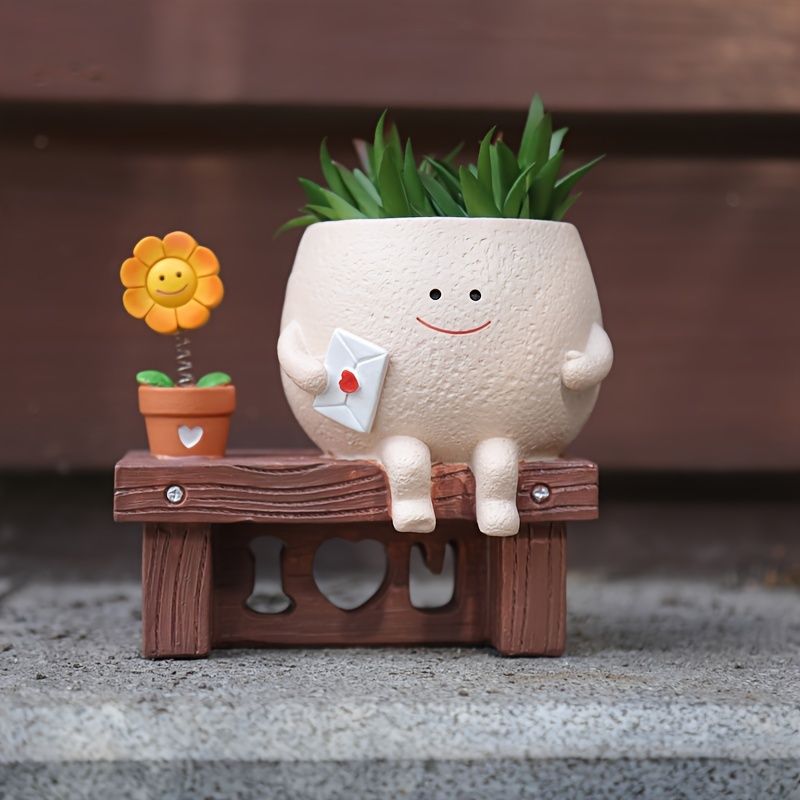 Sunflower Smiley Pot AGYH3451